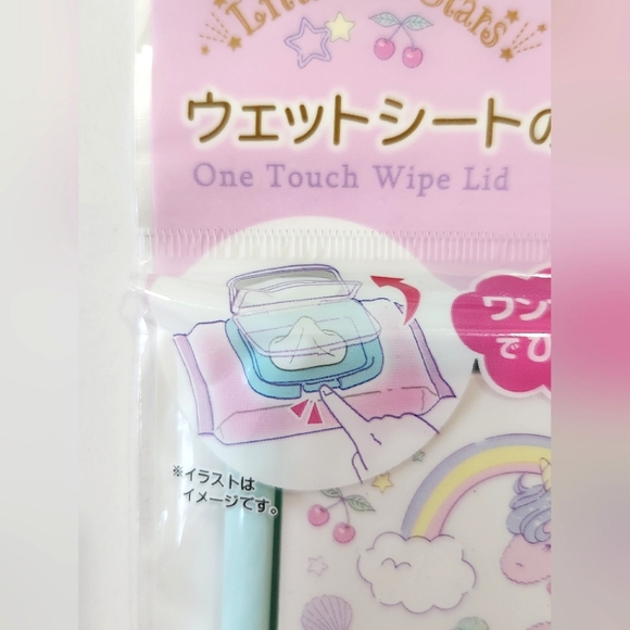 Little Twin Stars one touch wipe lid - Picture 2 of 4